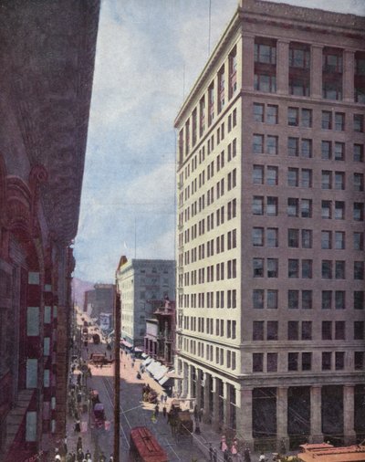 Oregon: Washington Street, Portland (zdjęcie) autorstwa American Photographer (after)