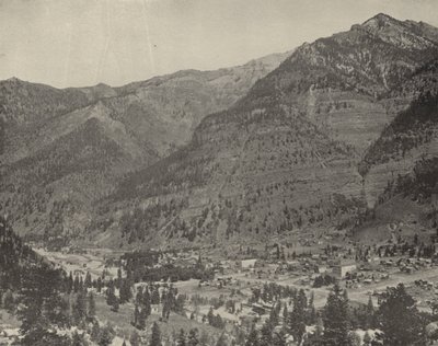 Ouray, Kolorado (zdjęcie czarno-białe) autorstwa American Photographer (after)