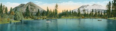 Panorama Mount Shasta i Black Butte (zdjęcie) autorstwa American Photographer (after)