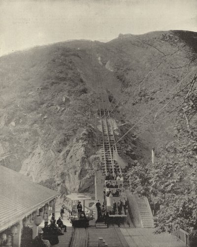 Pasadena Mountain Railway, Kalifornia (zdjęcie czarno-białe) autorstwa American Photographer (after)