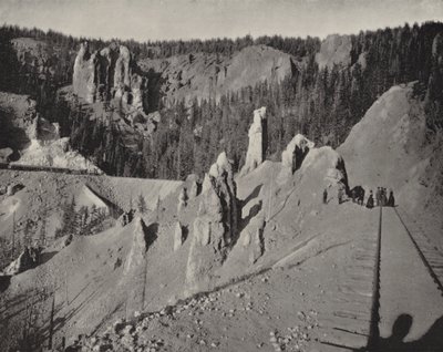 Phantom Curve, Kolorado (zdjęcie czarno-białe) autorstwa American Photographer (after)