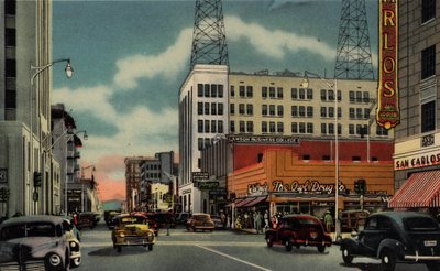 Phoenix, Arizona: Central Avenue, patrząc na południe od Monroe (zdjęcie) autorstwa American Photographer (after)