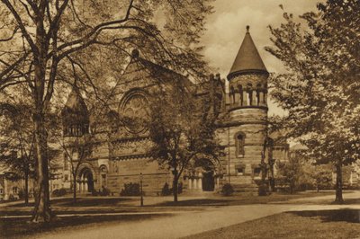 Uniwersytet Princeton: Alexander Hall (zdjęcie czarno-białe) autorstwa American Photographer (after)