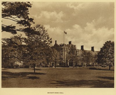 Princeton University: Seventy-Nine Hall (zdjęcie czarno-białe) autorstwa American Photographer (after)
