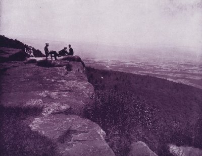 Perspektywa ze szczytu Gór Białych, New Hampshire (zdjęcie czarno-białe) autorstwa American Photographer (after)