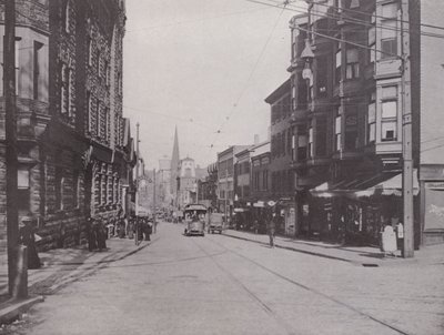 Providence, Rhode Island: Westminster Street na wschód od katedry (zdjęcie czarno-białe) autorstwa American Photographer (after)