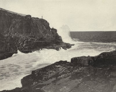 Sea Wall, Bald Head Cliff, Maine (zdjęcie czarno-białe) autorstwa American Photographer (after)