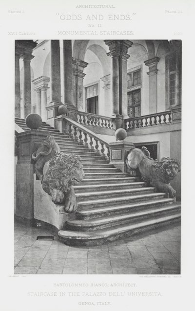Schody w Palazzo Dell 
