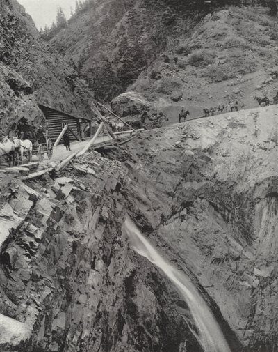 Tollgate Ouray i Silverton Toll Road (zdjęcie czarno-białe) autorstwa American Photographer (after)