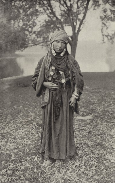 Beduinka z pustyni autorstwa American Photographer