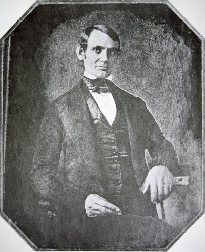 Abraham Lincoln (1809-65) jako członek Kongresu w wieku 37 lat autorstwa American Photographer
