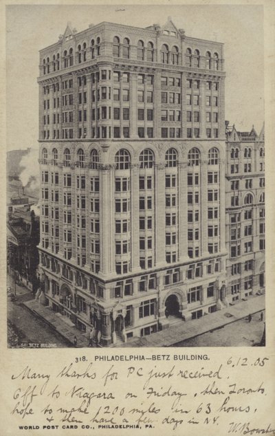Budynek Betz, Filadelfia, Pensylwania autorstwa American Photographer