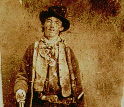 Billy The Kid (1859-81) ok. 1880 (kopia oryginalnej tintype) autorstwa American Photographer