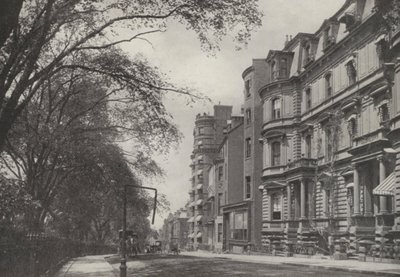 Boston: Beacon Street (zdjęcie czarno-białe) autorstwa American Photographer