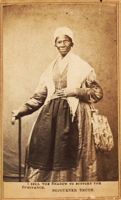 Carte de visite Sojourner Truth, 1864 autorstwa American Photographer