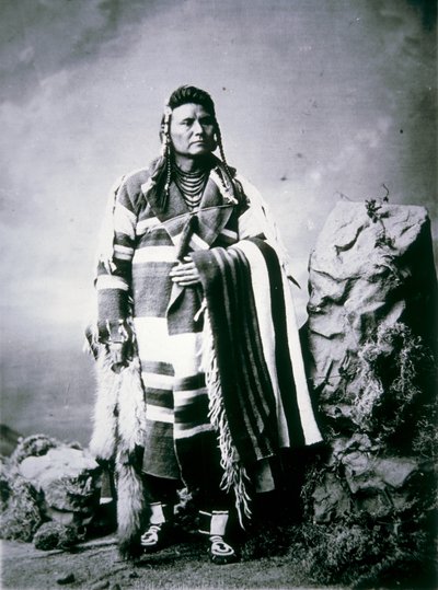 Wódz Józef (1840-1904) ok. 1880 (zdjęcie czarno-białe) autorstwa American Photographer