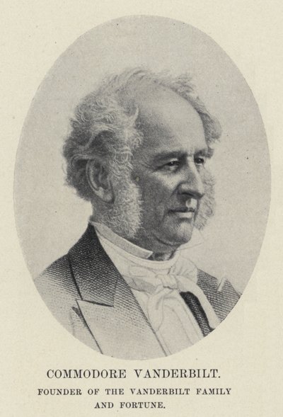 Komandor Vanderbilt (zdjęcie czarno-białe) autorstwa American Photographer
