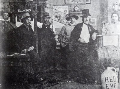 Bar Cripple Creek, 1898 autorstwa American Photographer