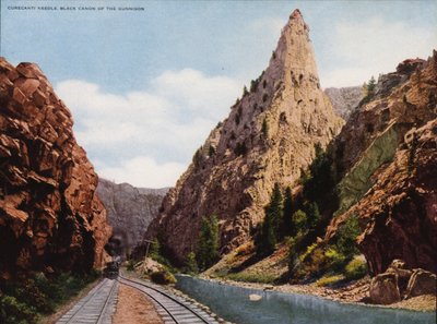 Curecanti Needle, Czarny Kanon Gunnison (zdjęcie kolorowe) autorstwa American Photographer