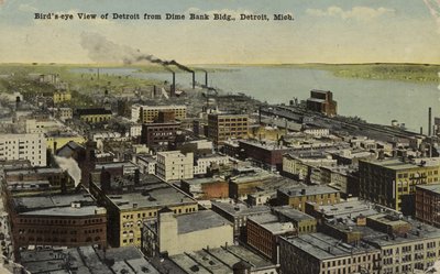 Detroit, Michigan, USA (kolorowe zdjęcie) autorstwa American Photographer