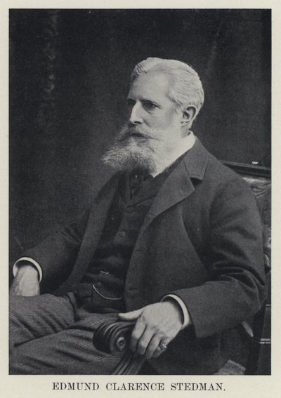 Edmund Clarence Stedman (zdjęcie czarno-białe) autorstwa American Photographer