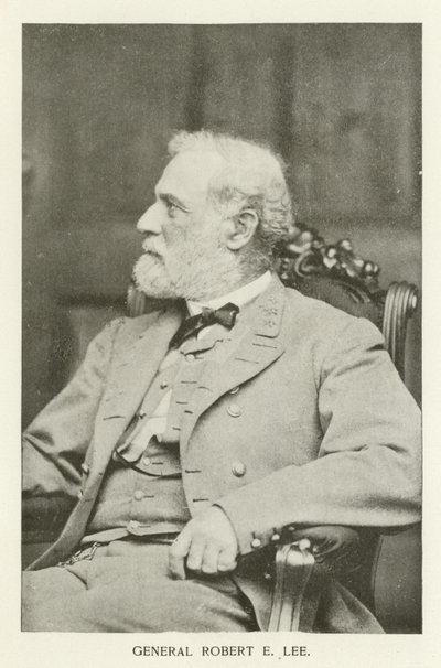 Generał Robert E Lee (zdjęcie czarno-białe) autorstwa American Photographer