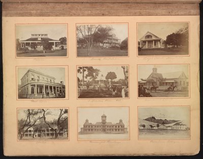 Album Hawaii, str. 12, szkoły i inne budynki, w tym Queen