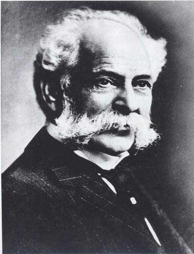 Henry J. Heinz, założyciel firmy przetwórstwa spożywczego, ok. 1900 (zdjęcie czarno-białe) autorstwa American Photographer