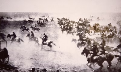 Osadnicy wdzierają się do Pasa Czirokezów autorstwa American Photographer