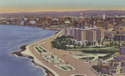 Hotel Nacional, Parque del Maine, National Hotel, Maine Park (kolorowe zdjęcie) autorstwa American Photographer