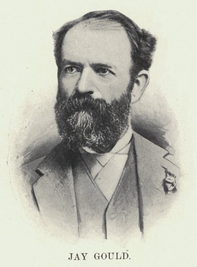Jay Gould (zdjęcie czarno-białe) autorstwa American Photographer