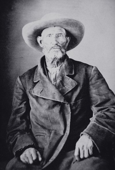 Jim Bridger (1804-81) (zdjęcie czarno-białe) autorstwa American Photographer