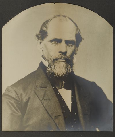 John Augustus Roebling, ok. 1866-7 (odbitka żelatynowo-srebrowa) autorstwa American Photographer