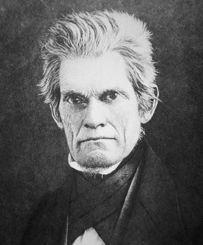John C. Calhoun (1782-1850) (zdjęcie czarno-białe) autorstwa American Photographer