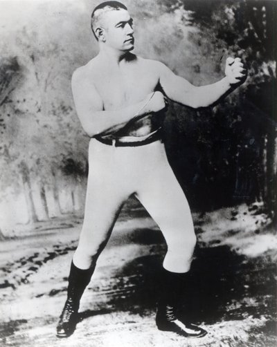 John L. Sullivan (zdjęcie b/w) autorstwa American Photographer