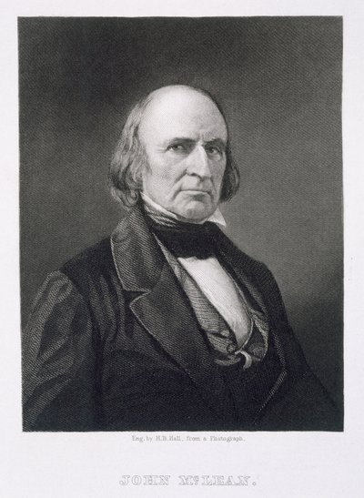 John McLean (1785-1861) wyryty przez Henry