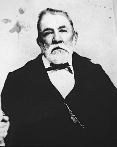 Sędzia Roy Bean (1825-1903) (zdjęcie czarno-białe) autorstwa American Photographer