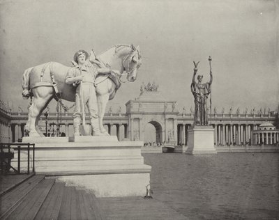 Patrząc na jezioro ze Statuy Przemysłu autorstwa American Photographer
