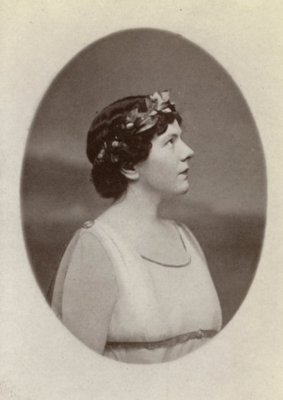 Louise Homer jako Orfeusz w filmie "Orfeusz i Eurydyka" (zdjęcie czarno-białe) autorstwa American Photographer
