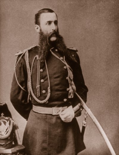 Porucznik William W. Cooke (czarno-białe zdjęcie) autorstwa American Photographer