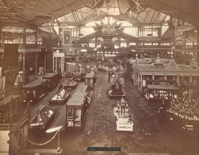 Gmach Główny, Międzynarodowa Wystawa Stulecia 1876, Filadelfia (odbitka srebrna) autorstwa American Photographer