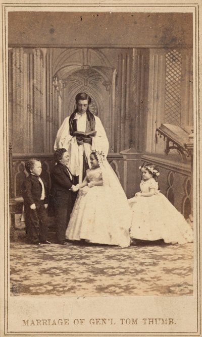 Ślub generała Toma Thumba, 1863 r. (zdjęcie) autorstwa American Photographer