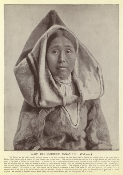 Mary Dookshoode Annanuck, Eskimos autorstwa American Photographer