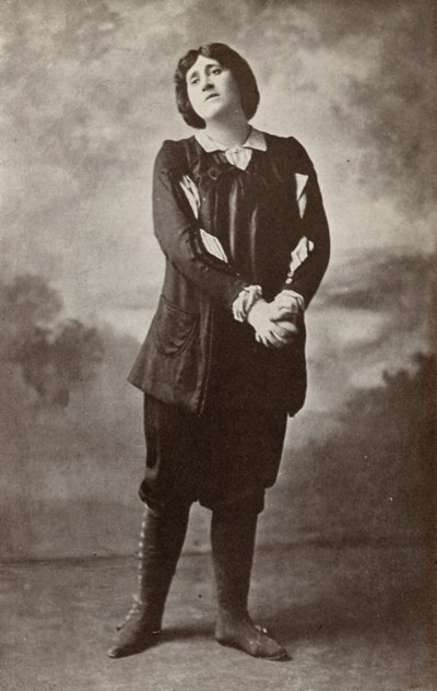 Melanie Kurt jako "Fidelio" (zdjęcie czarno-białe) autorstwa American Photographer