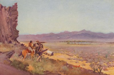 Mirage na pustyni, Arizona (zdjęcie kolorowe) autorstwa American Photographer