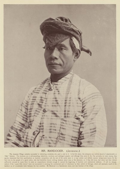 Pan Mandooer, jawajski autorstwa American Photographer