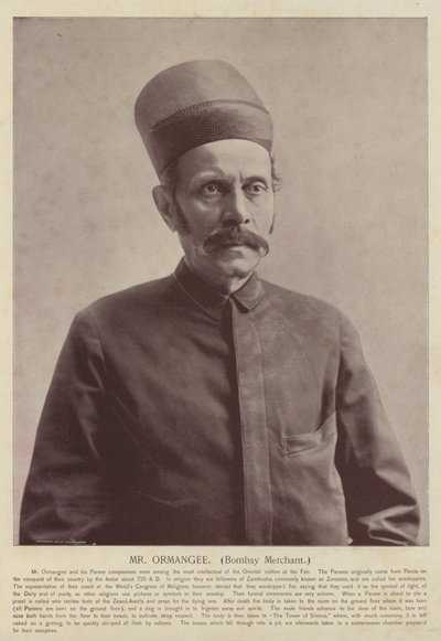 Pan Ormangee, kupiec z Bombaju autorstwa American Photographer