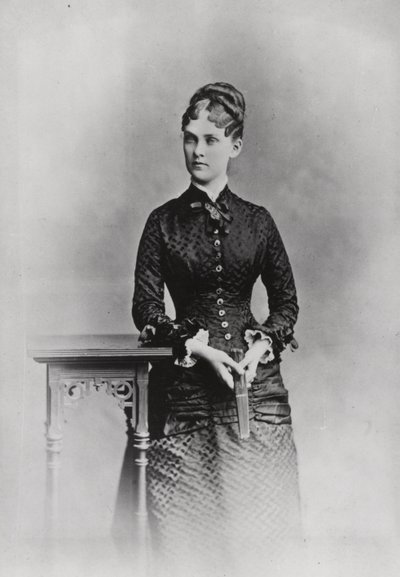 Pani Theodore Roosevelt, c.1882 (zdjęcie czarno-białe) autorstwa American Photographer