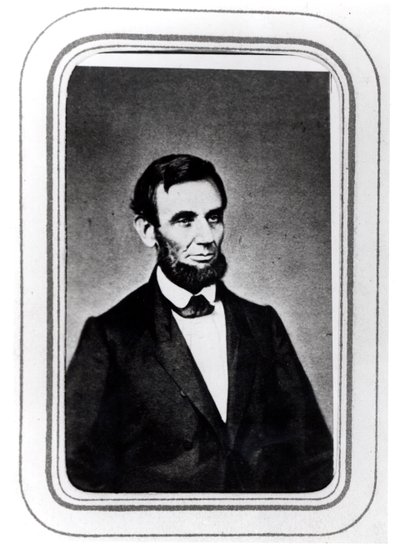 Portret Abrahama Lincolna autorstwa American Photographer