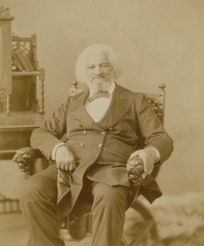 Portret Fredericka Douglassa (1818-95) autorstwa American Photographer